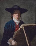 George Morland George Morland at an easel Spain oil painting artist
